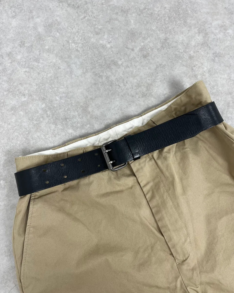 2000s Prada Black Leather Belt YcPxBLm 0