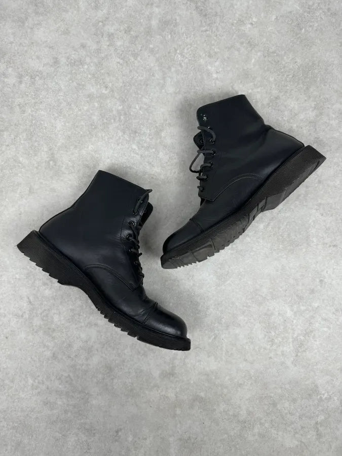 2000s Prada Black Leather Boots XFKAqCf 4