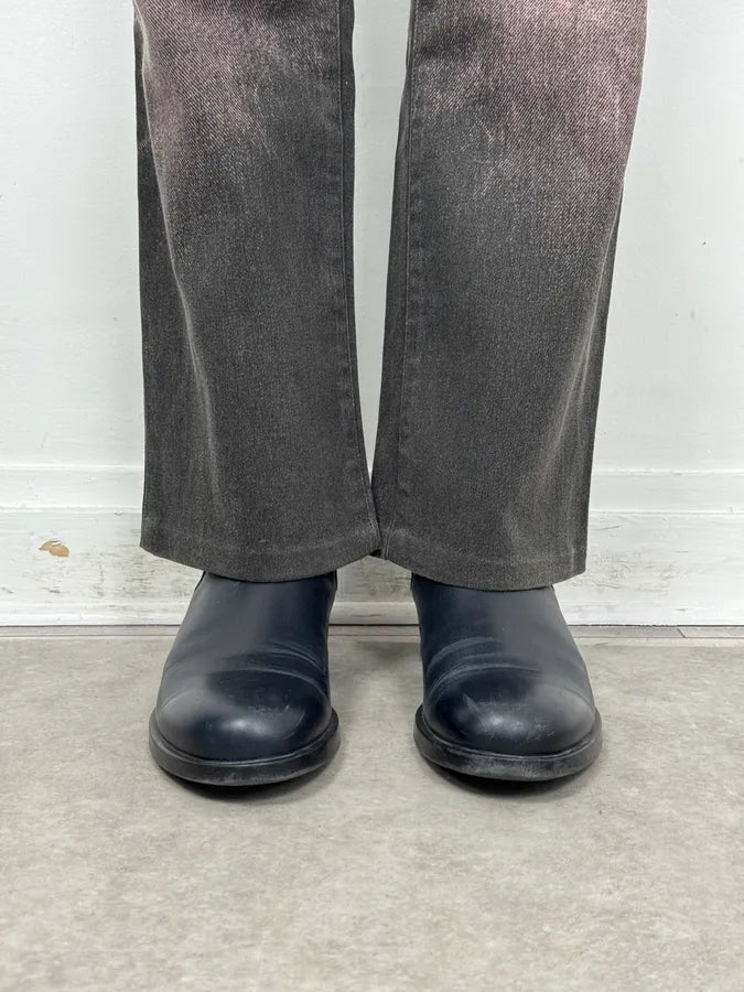2000s Prada Black Leather Chelsea Boots XYvApgp 1