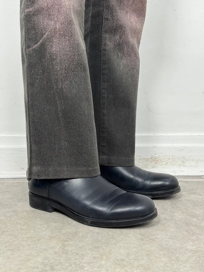 2000s Prada Black Leather Chelsea Boots XYvApgp 2