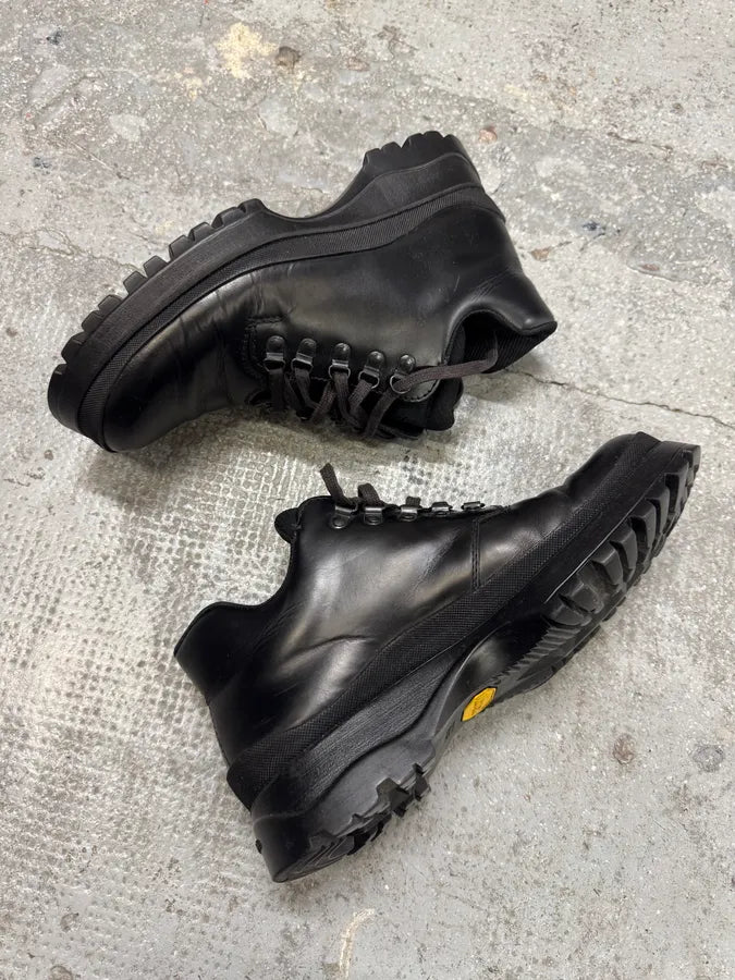 2000s Prada Black Leather Hiking Chunky Loafers (42eu/us8.5) DbGDMLU 4