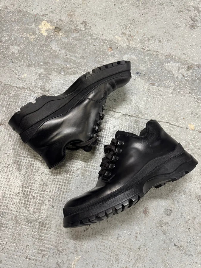 2000s Prada Black Leather Hiking Chunky Loafers (42eu/us8.5) DbGDMLU 8