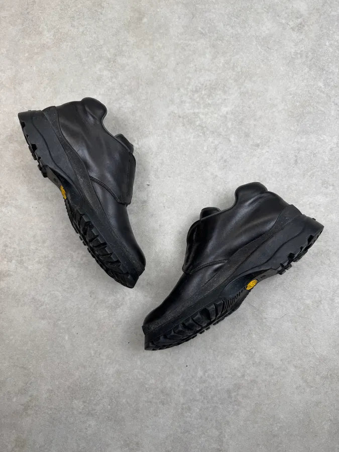AW1999 Prada Black Leather Lace-up Vibram Boots XMIPqnh 2