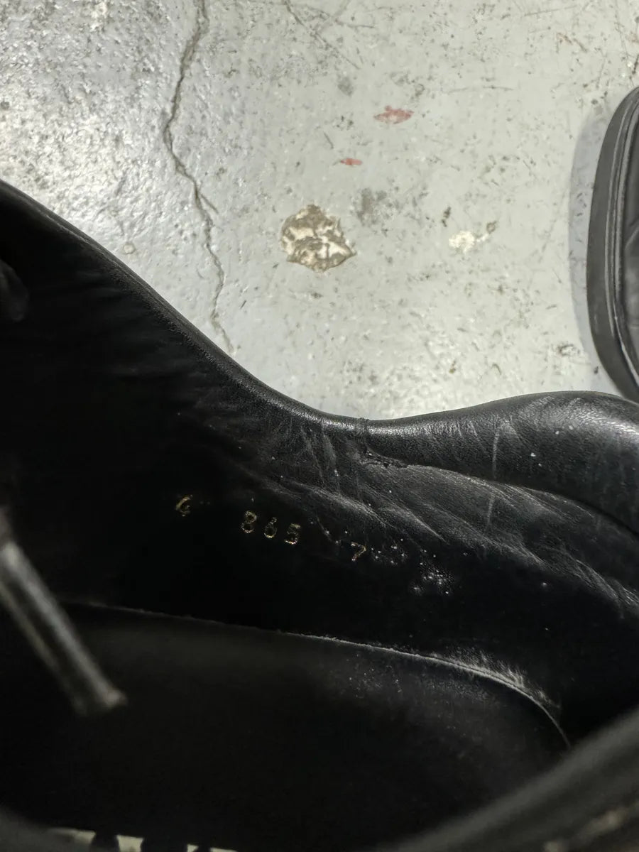 2000s Prada Black Leather Loafers (41eu/us8) HZcVSfv 10