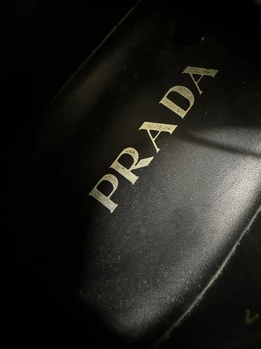 2000s Prada Black Leather Loafers (41eu/us8) HZcVSfv 9