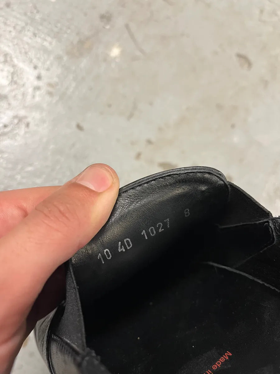 2000s Prada Black Leather Loafers (42.5eu/us9) rjOTRXW 8