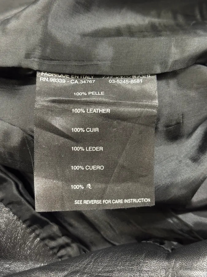 2000s Prada Black Leather Pants jBDdEcL 8