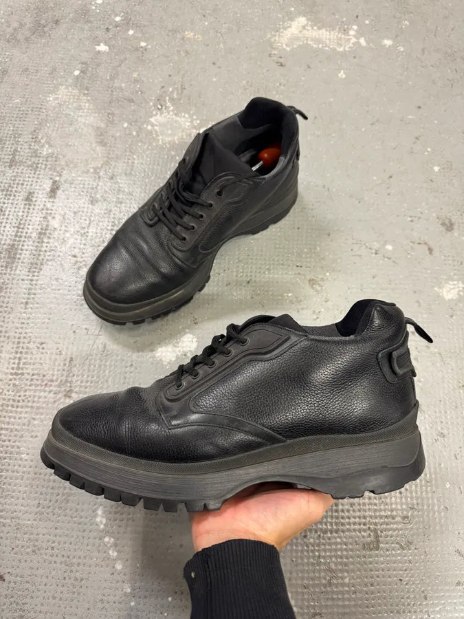 2000s Prada Black Leather Premium Archive Boots (44.5eu/us10.5) 1