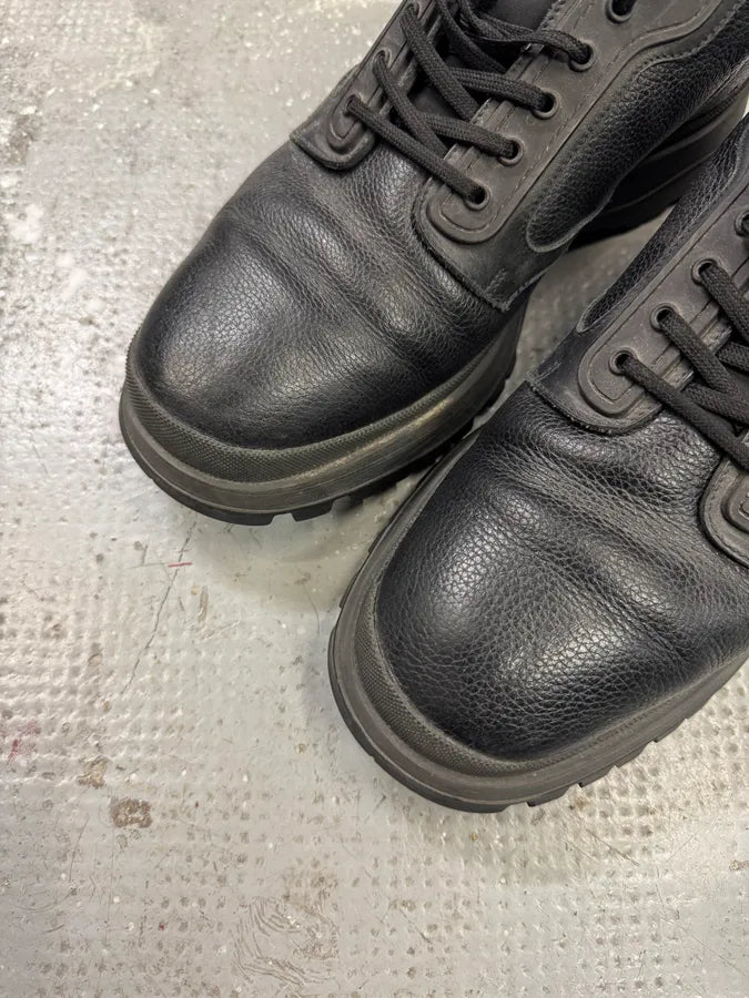 2000s Prada Black Leather Premium Archive Boots (44.5eu/us10.5) 3