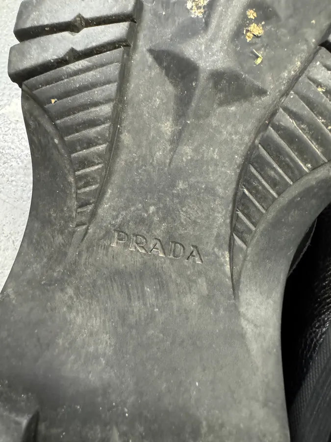 2000s Prada Black Leather Premium Archive Boots (44.5eu/us10.5) 7