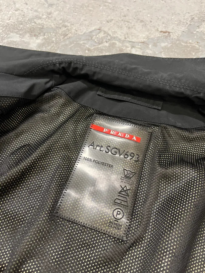 2000s Prada Black Light Tactical Nylon Jacket (M/L) QTynMkG 10