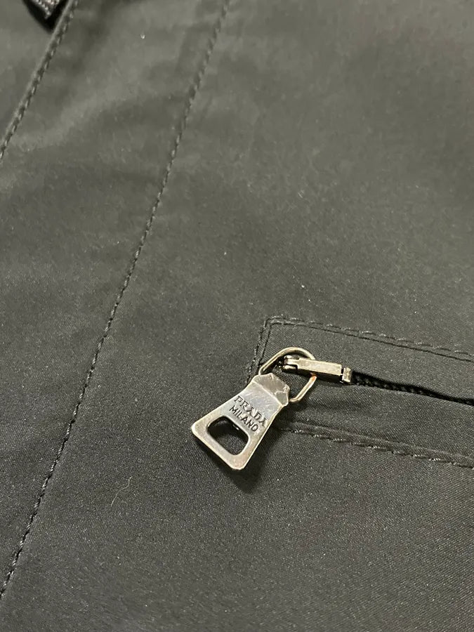 2000s Prada Black Light Tactical Nylon Jacket (M/L) QTynMkG 2