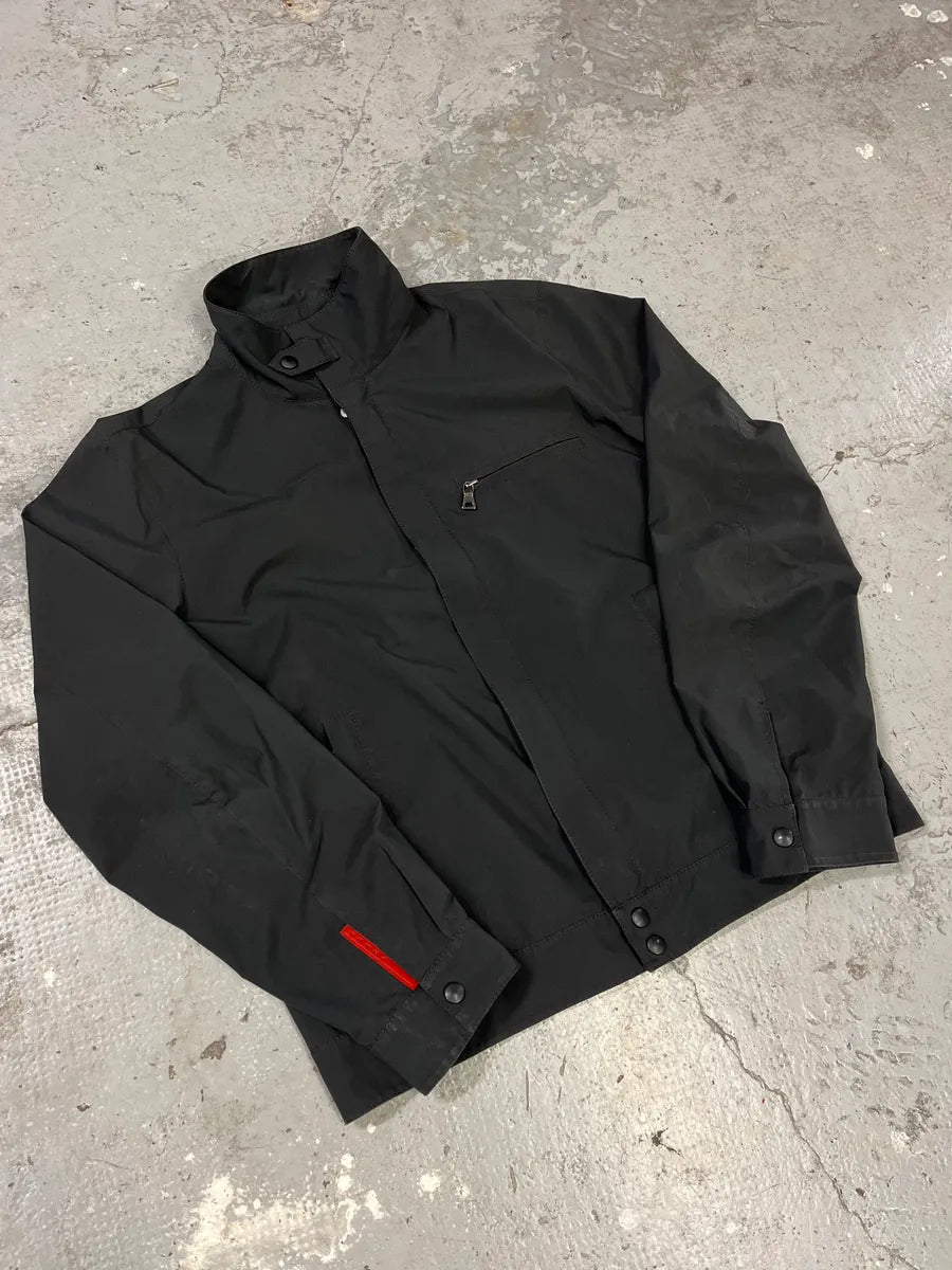 2000s Prada Black Light Tactical Nylon Jacket (M/L) QTynMkG 5