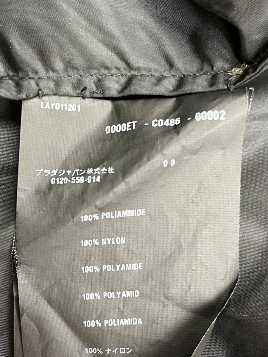2000s Prada Black Light Windbreaker Jacket yqqlWlt 11