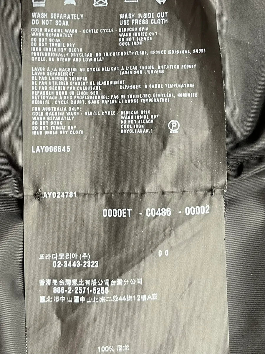2000s Prada Black Light Windbreaker Jacket yqqlWlt 12