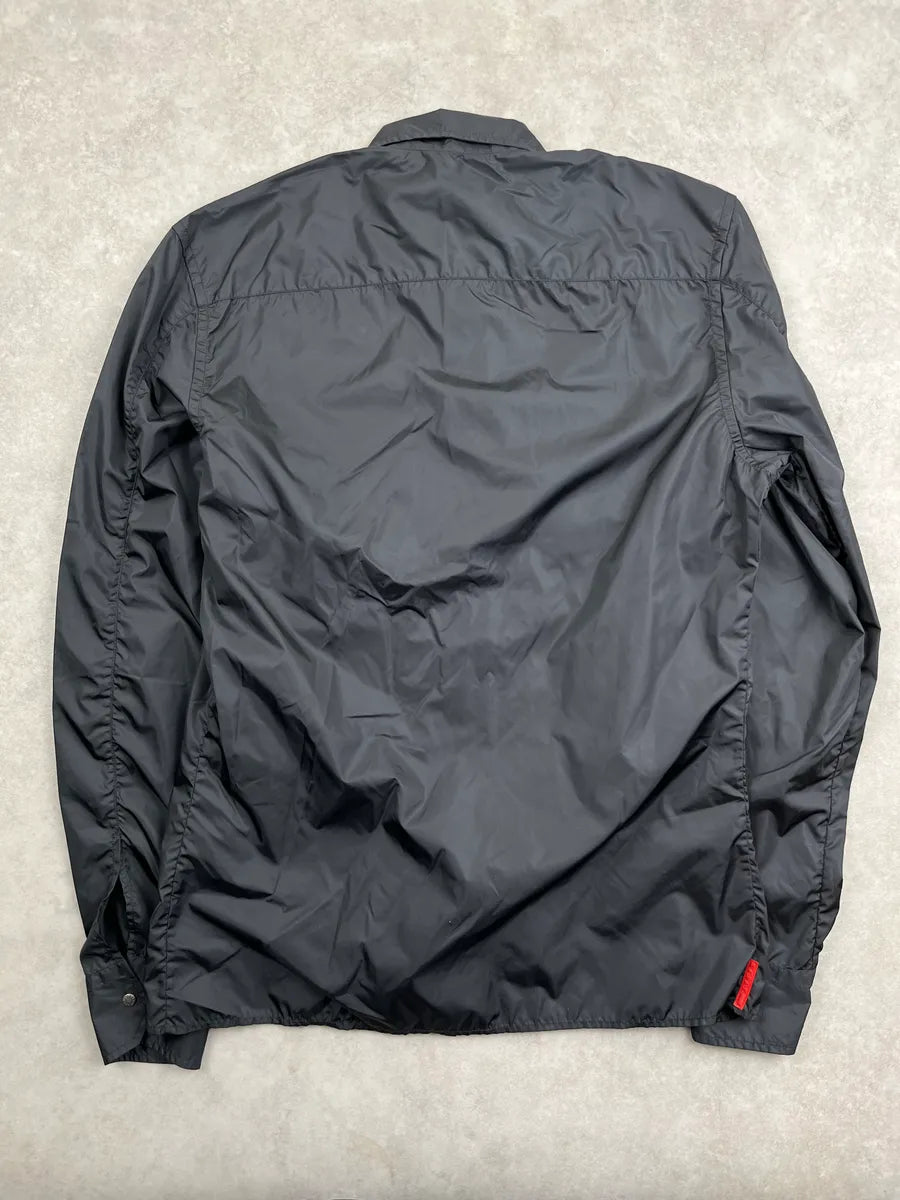 2000s Prada Black Light Windbreaker Jacket yqqlWlt 4