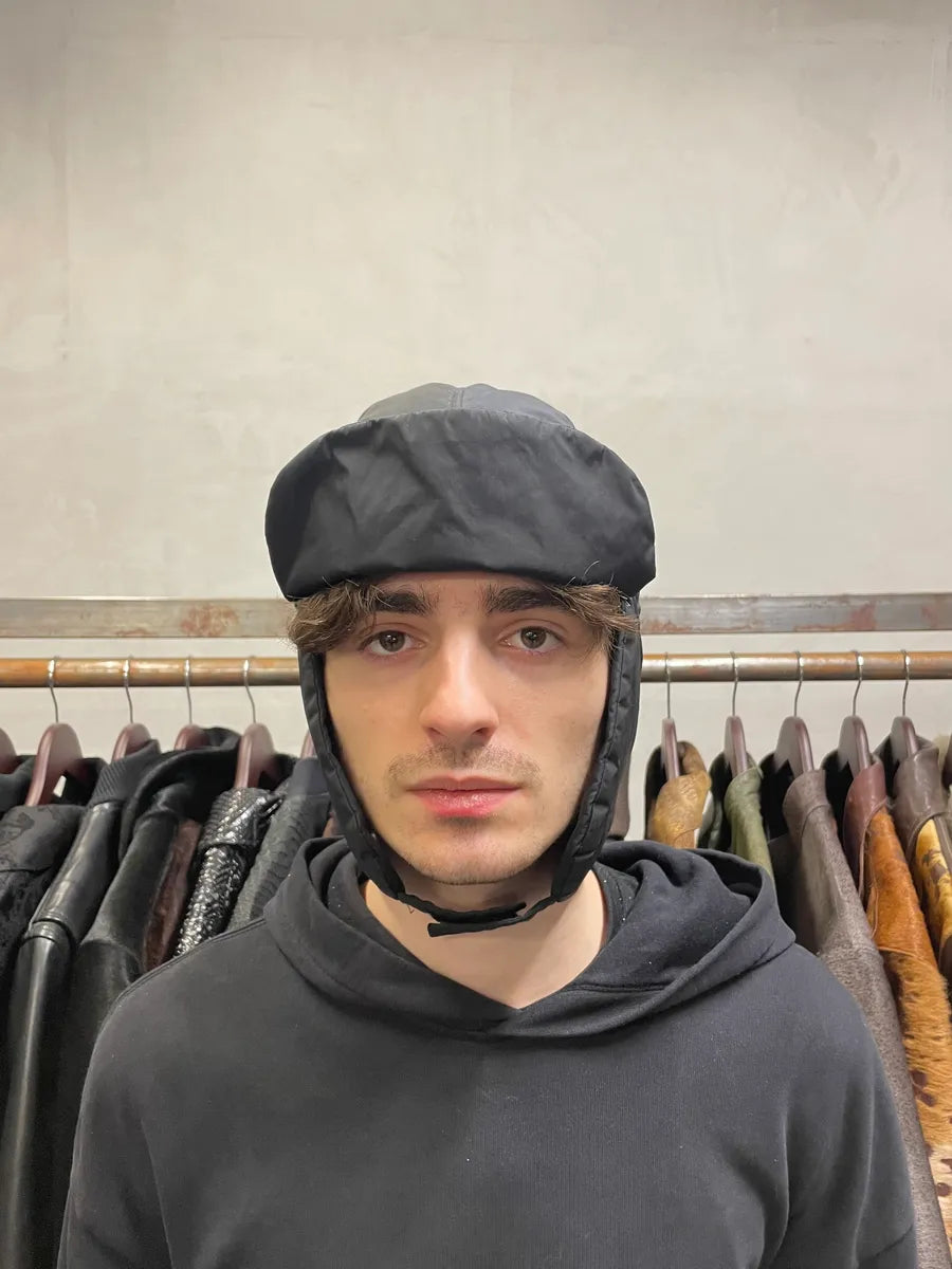 2000s Prada Black Linea Rossa Chapka (OS) 2