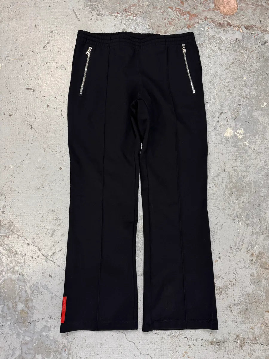 2000s Prada Black Linea Rossa Cozy Pants qRbFgRH 0