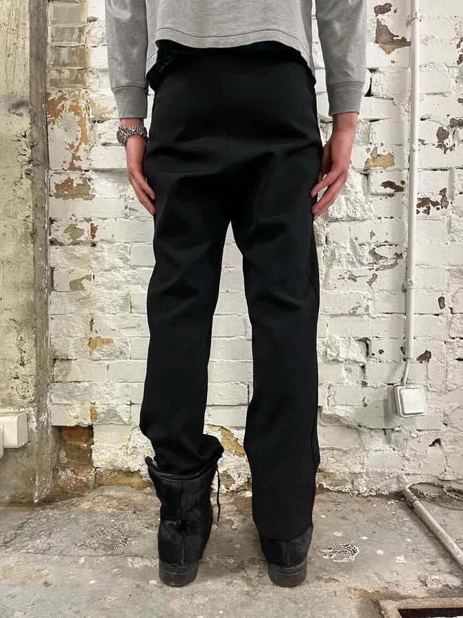 2000s Prada Black Linea Rossa Cozy Pants qRbFgRH 3
