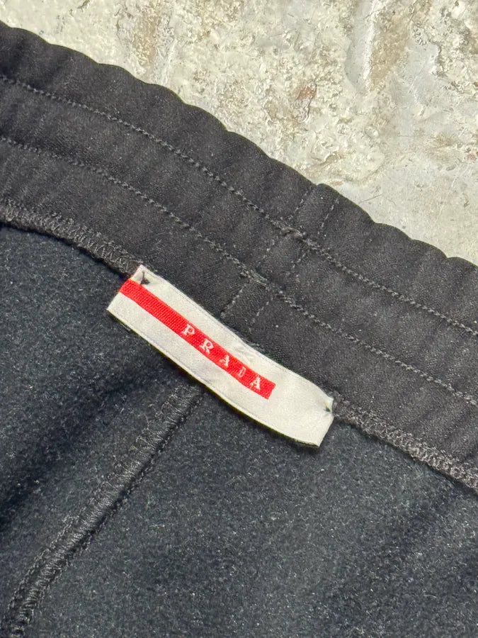2000s Prada Black Linea Rossa Cozy Pants qRbFgRH 8