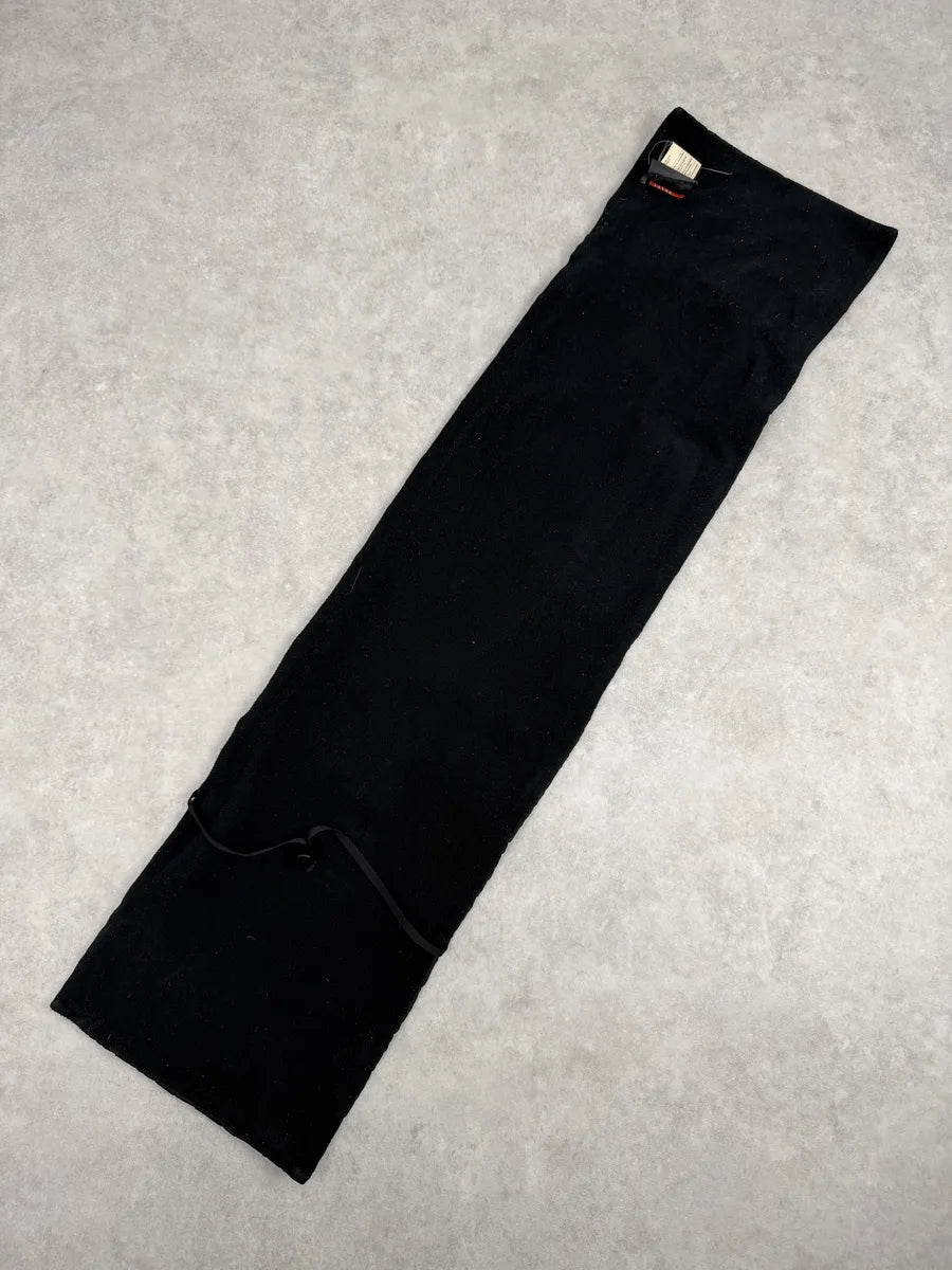 2000s Prada Black Linea Rossa Nylon Scarf vijqtLu 1
