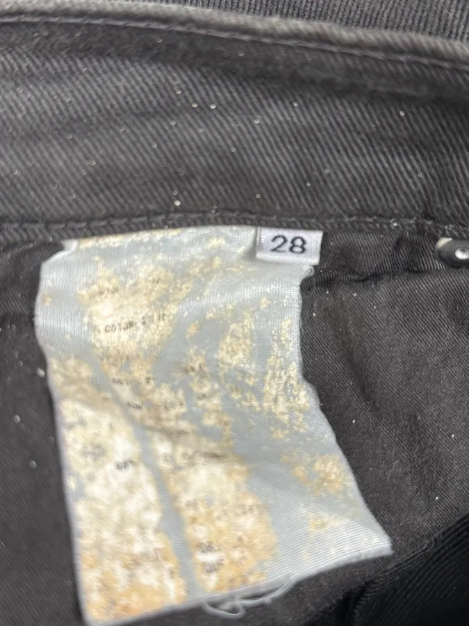 2000s Prada Dark Brown Black Slim Denim Jeans njuUUhP 9