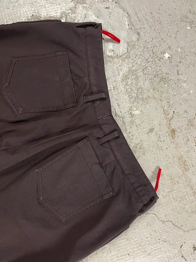 2000s Prada Brown Linea Rossa Pants fDHTabI 7