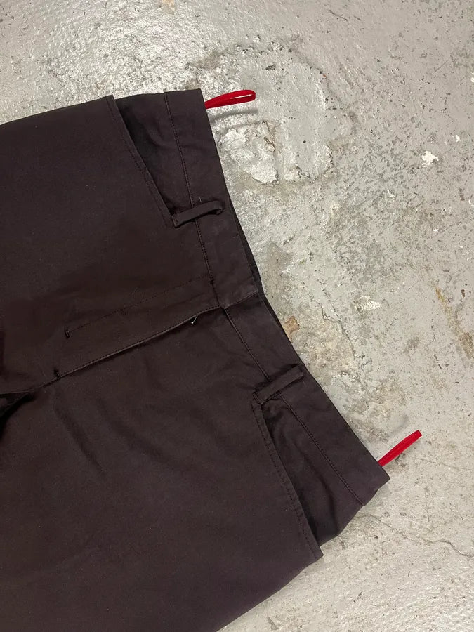 2000s Prada Brown Linea Rossa Pants fDHTabI 8