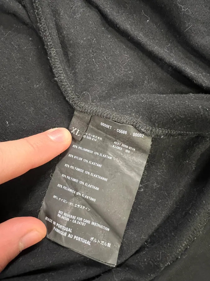 2000s Prada Black Linea Rossa Zip-up Sweater (M) 4