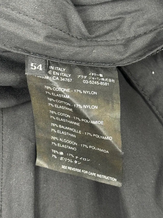 2000s Prada Black Loose Technical Pants FFWVqLz 10