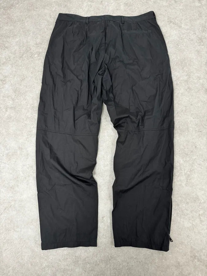2000s Prada Black Loose Technical Pants FFWVqLz 4