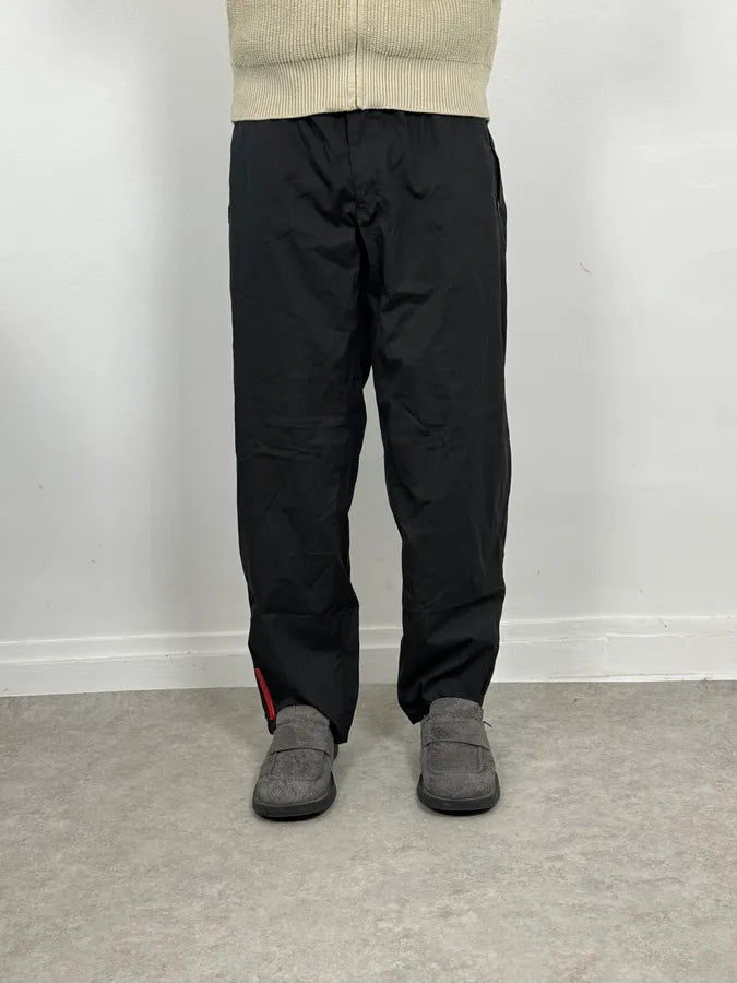 2000s Prada Black Loose Technical Pants FFWVqLz 1
