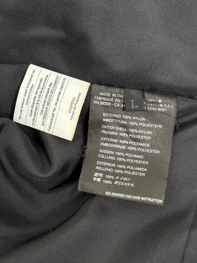 2000s Prada Black Minimal Nylon Bomber Jacket OtJMjdu 10