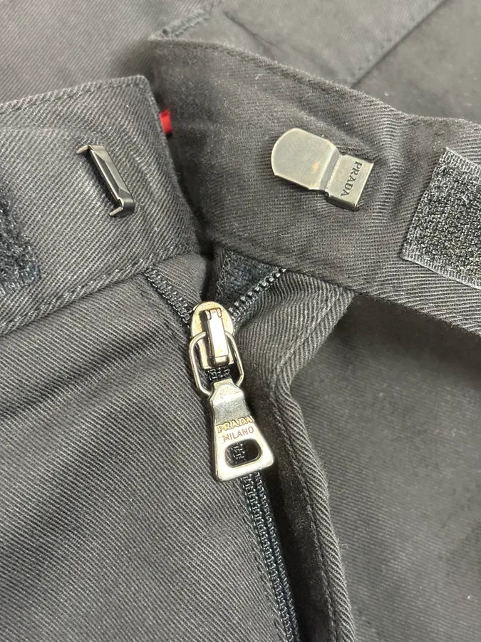 2000s Prada Black Minimalist Classy Pants vRSMncF 7