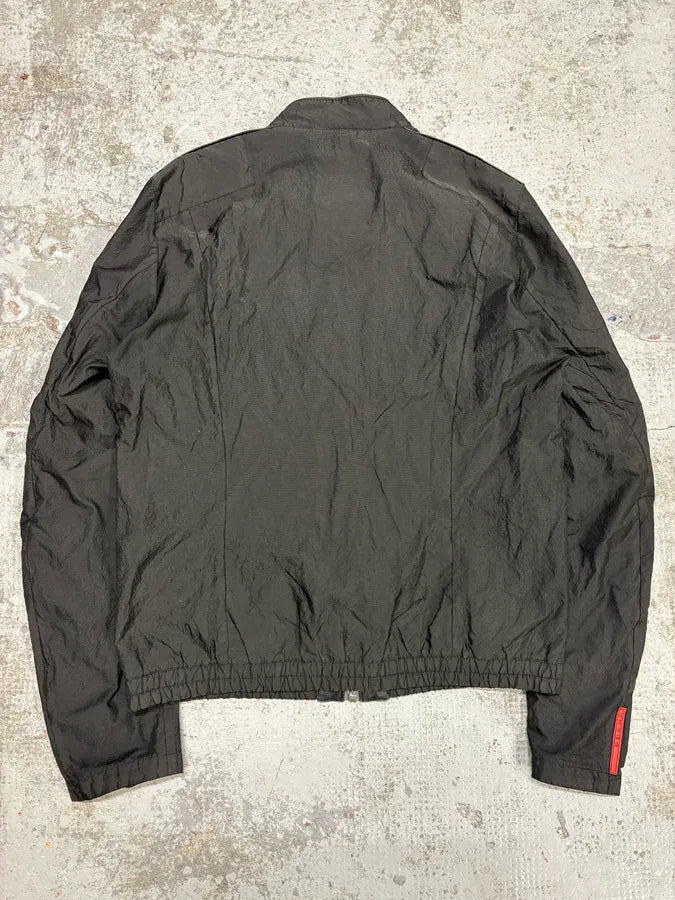 2000s Prada Black Minimalist Jacket DkaINcd 6
