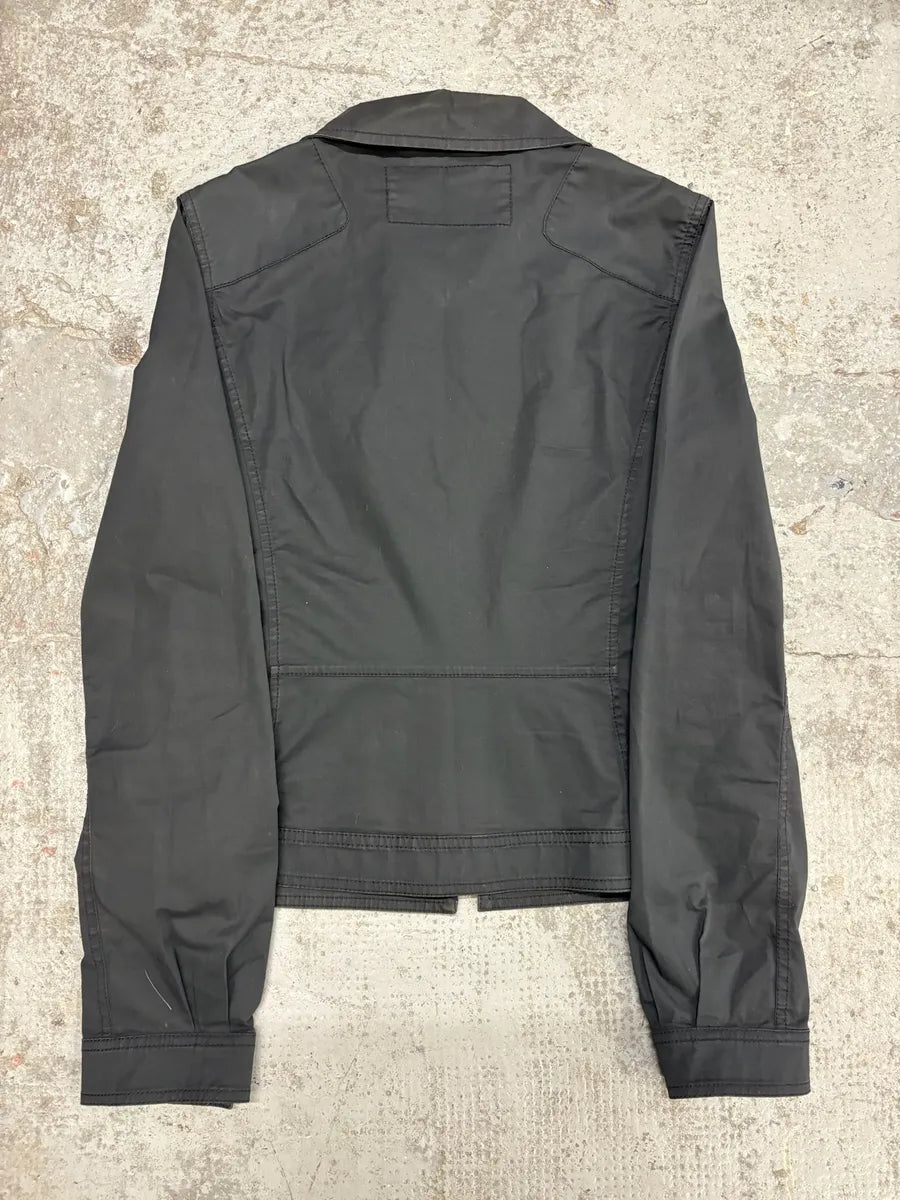 2000s Prada Black Minimalist Jacket (M) wWGCodN 3