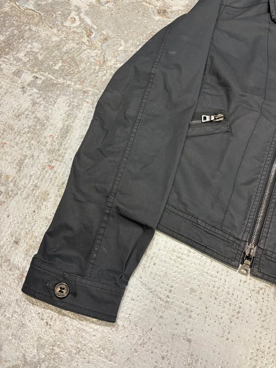 2000s Prada Black Minimalist Jacket (M) wWGCodN 7