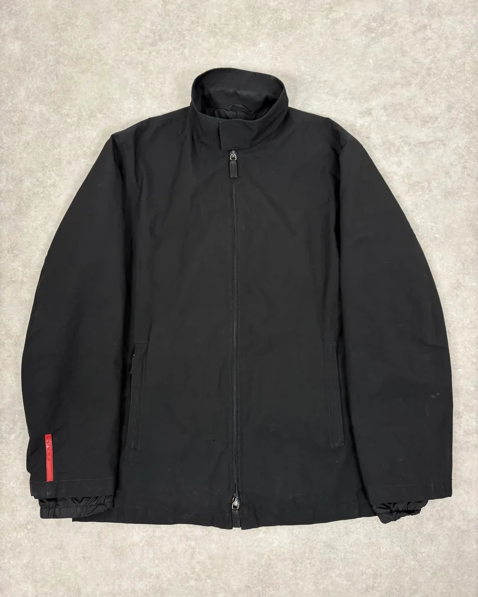 2000s Prada Black Minimalist Jacket vicGqJs 0