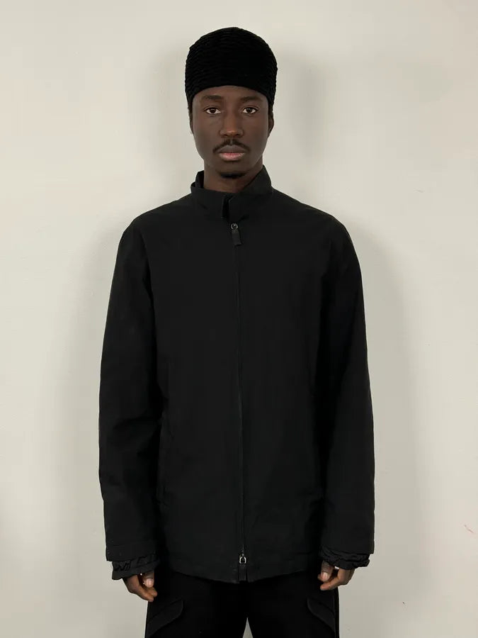 2000s Prada Black Minimalist Jacket vicGqJs 1