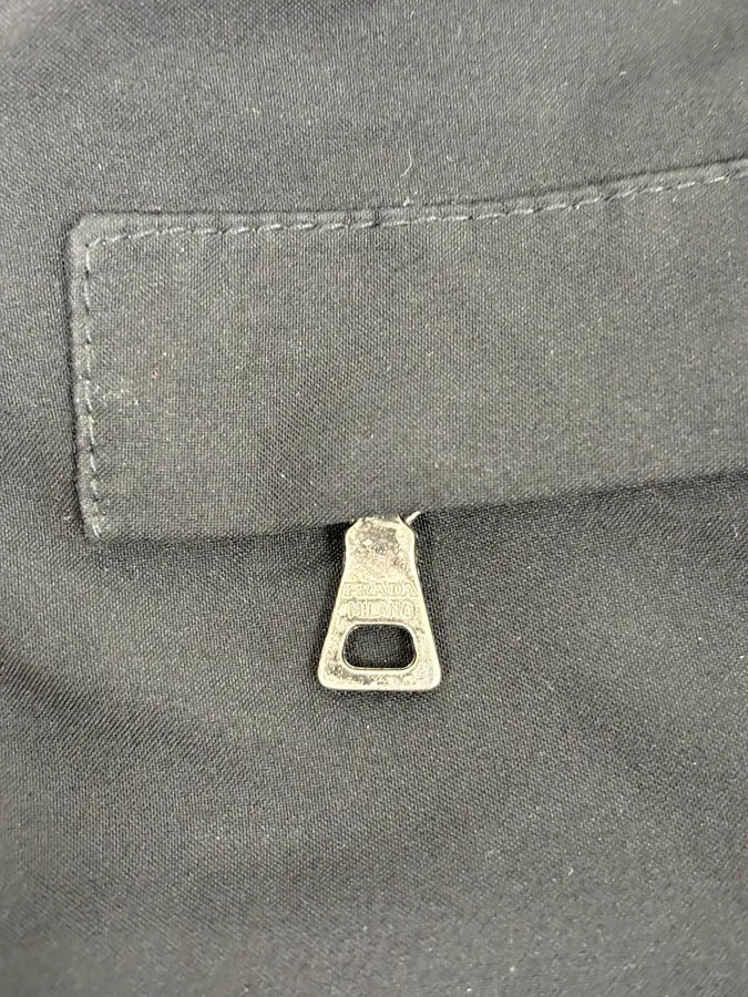 2000s Prada Black Minimalist Jacket vicGqJs 8