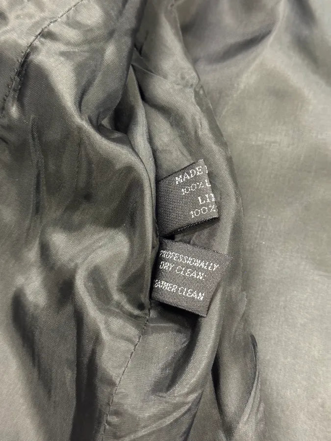2000s Prada Black Minimalist Leather Jacket YEJtbmC 8