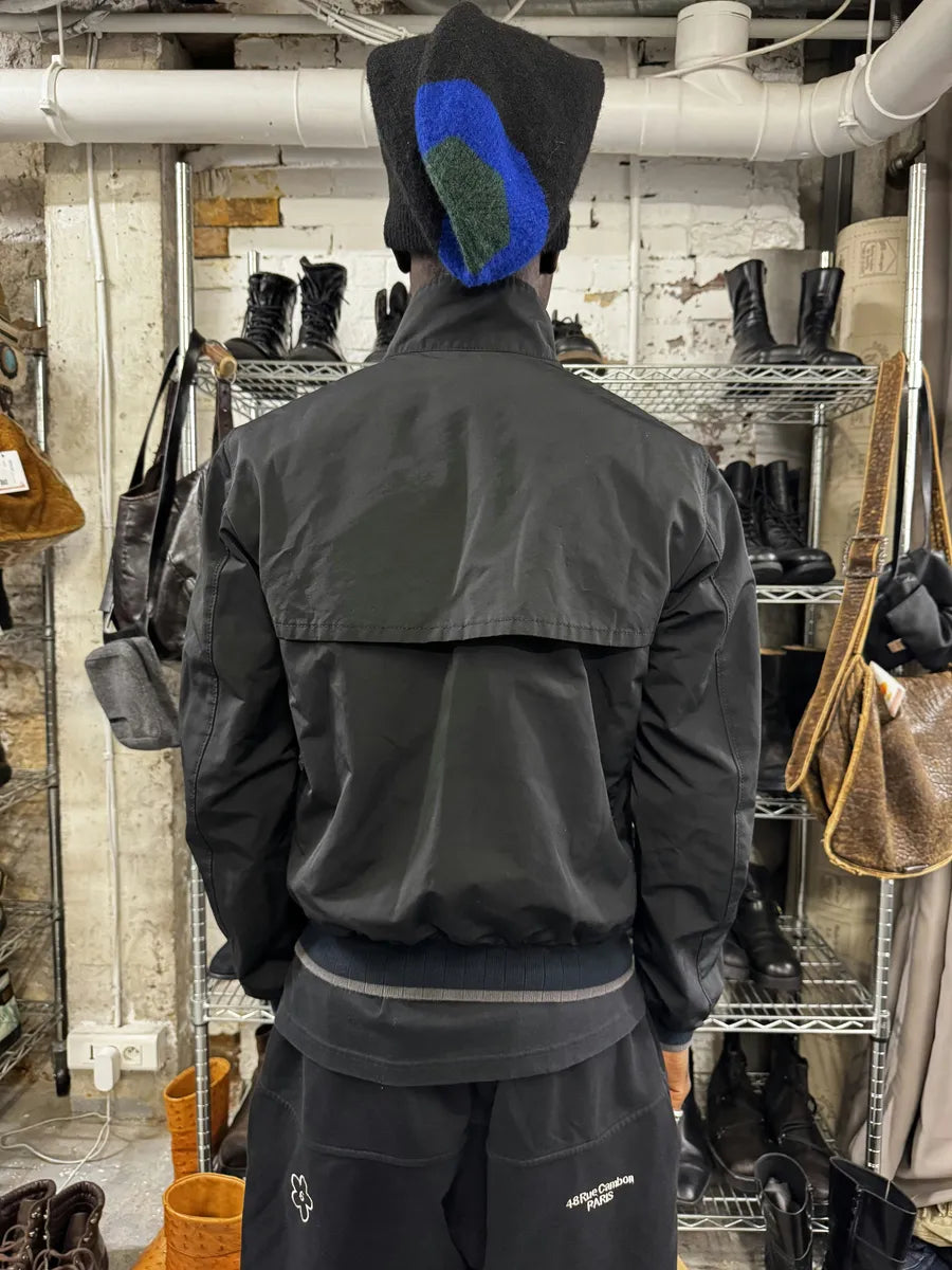 2000s Prada Black Minimalist Light Jacket – Dolce Vita Hub 2000s Prada Black Minimalist Light Jacket – Dolce Vita Hub