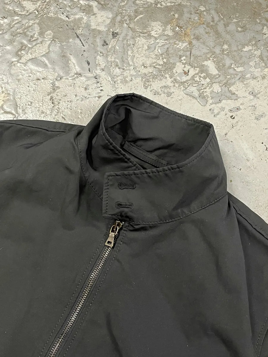 2000s Prada Black Minimalist Light Jacket zgpefQF 5