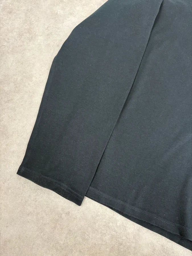 2000s Prada Black Minimalist Longsleeve T-Shirt GoOPZng 6
