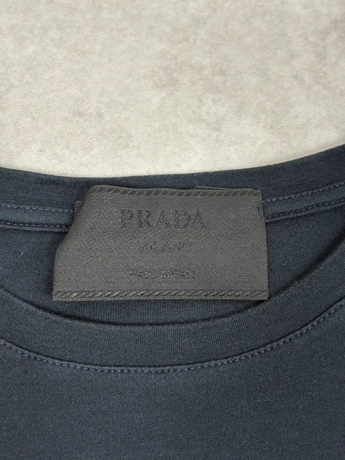 2000s Prada Black Minimalist Longsleeve T-Shirt GoOPZng 7