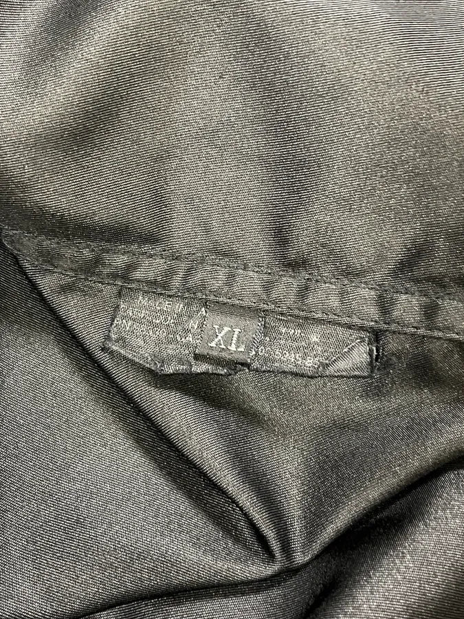 2000s Prada Black Minimalist Nylon Biker Jacket qOAHRLf 8