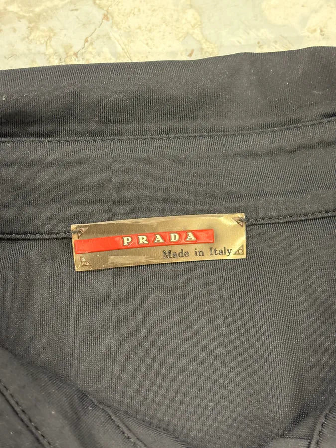 2000s Prada Black Minimalist Shirt  HmoxyvS 8