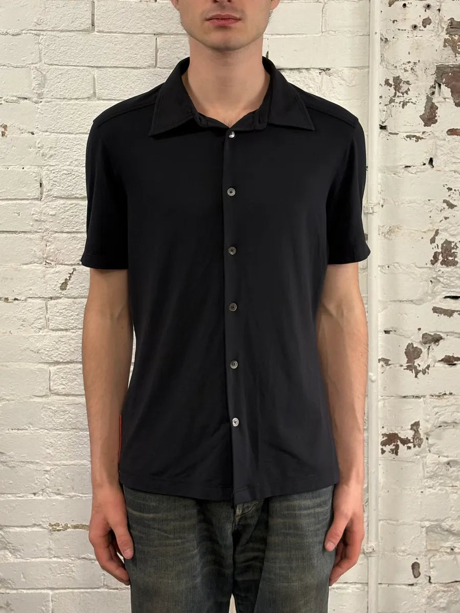 2000s Prada Black Minimalist Shirt  HmoxyvS 1