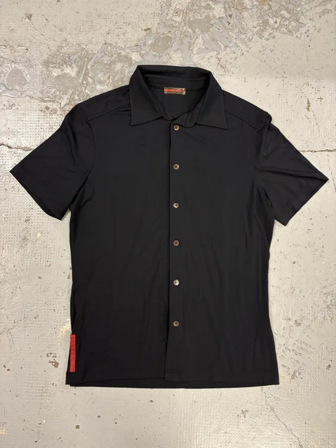 2000s Prada Black Minimalist Shirt  HmoxyvS 0