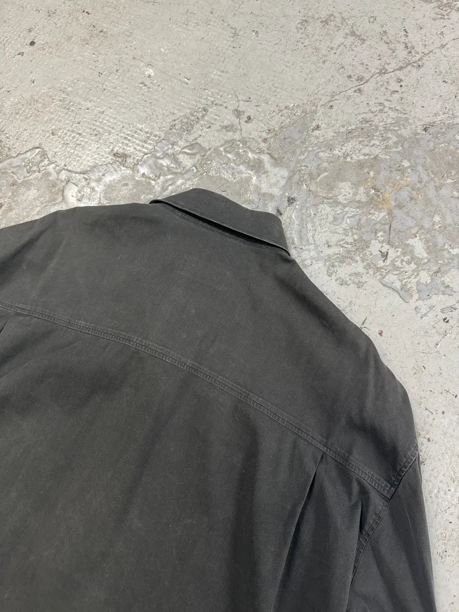 2000s Prada Black Minimalist Shirt (M) VtfcNWK 2
